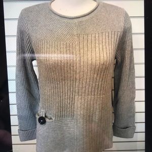 Habitat Mix Stitch Sweater. Size small. Grey
